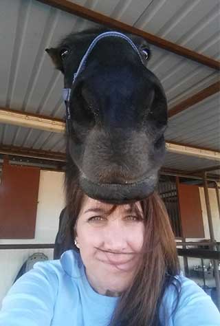 Shelley and Romeo selfie